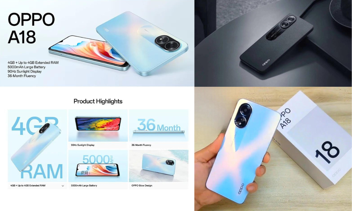 مواصفات هاتف Oppo A18