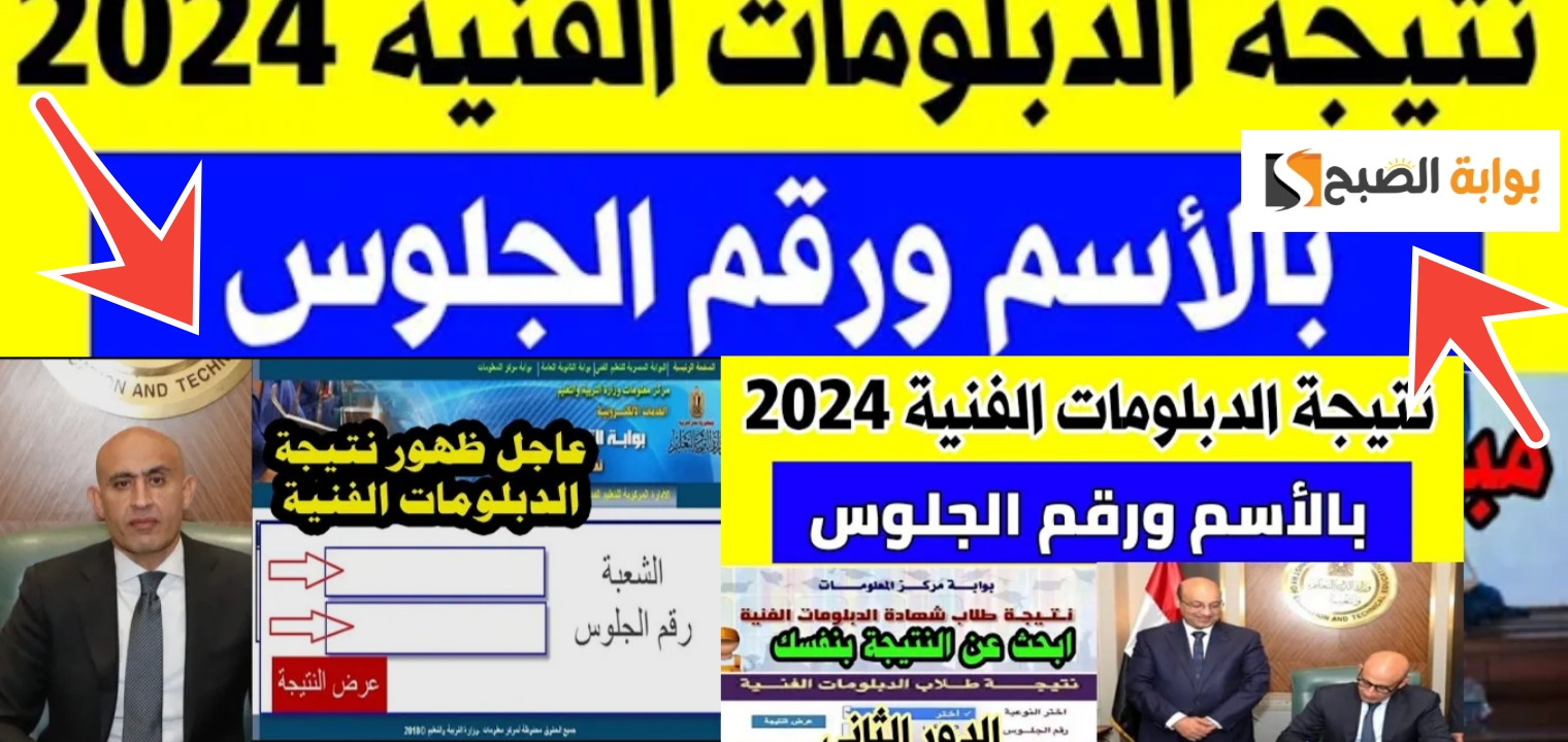 نتيجة الدبلومات الفنية 2024 دور ثاني تجارة