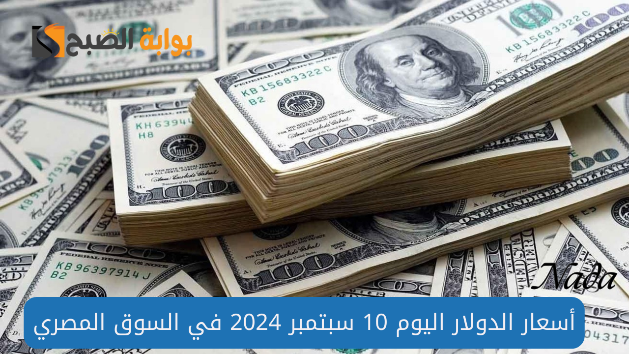 أسعار الدولار اليوم الثلاثاء 10 سبتمبر