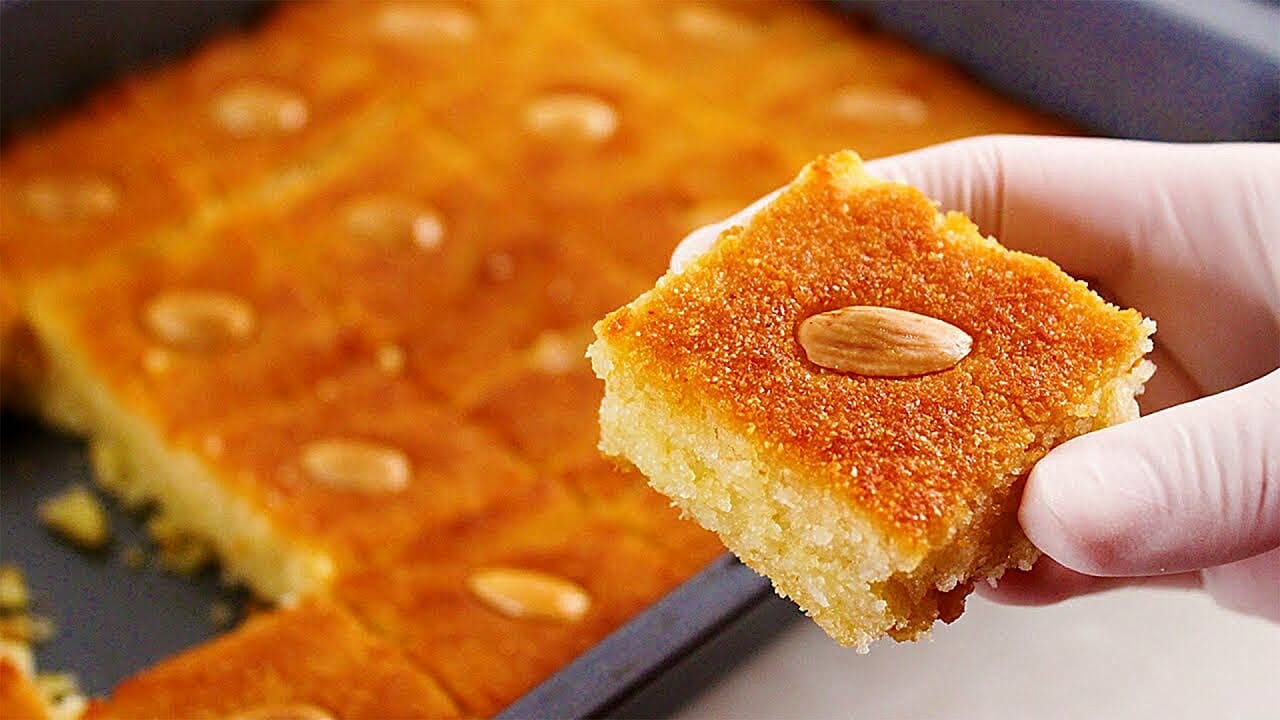 بسبوسه الطاسه