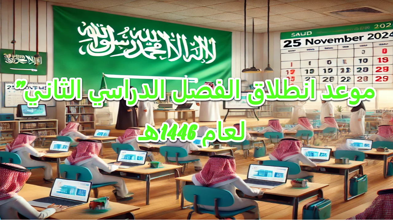 "موعد انطلاق الفصل الدراسي الثاني لعام 1446هـ
