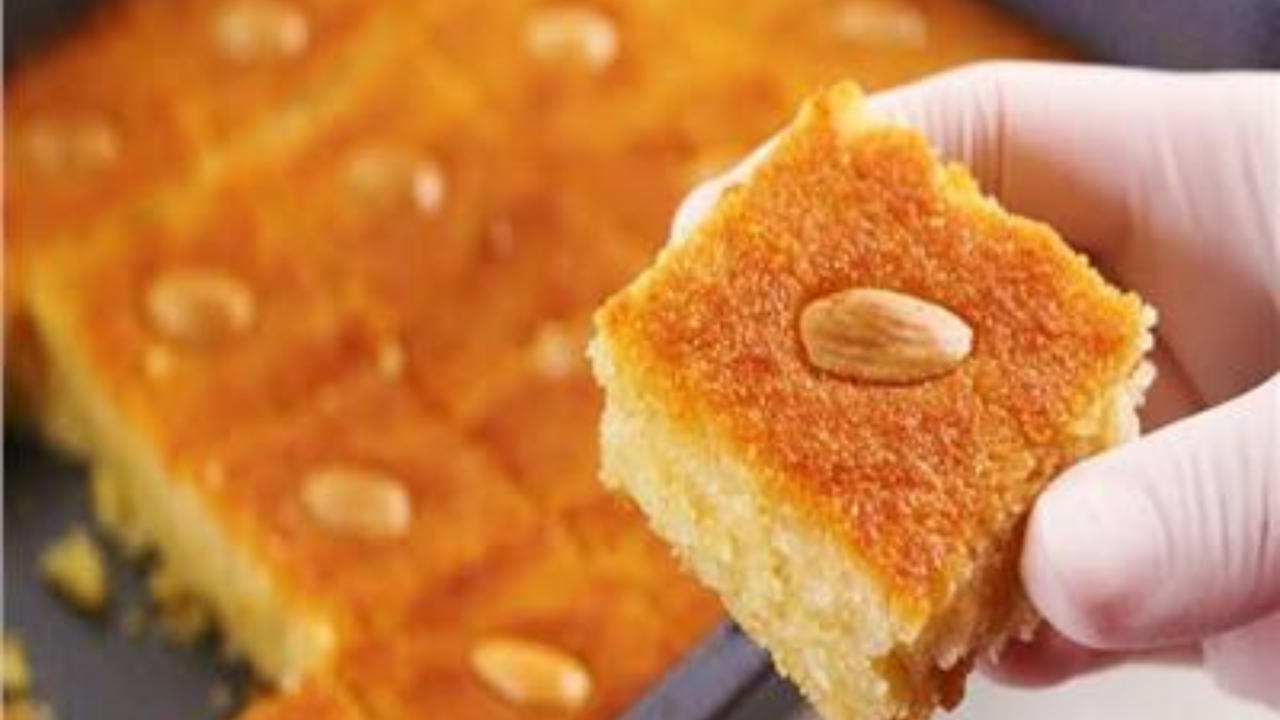 بسبوسة السميد المرملة
