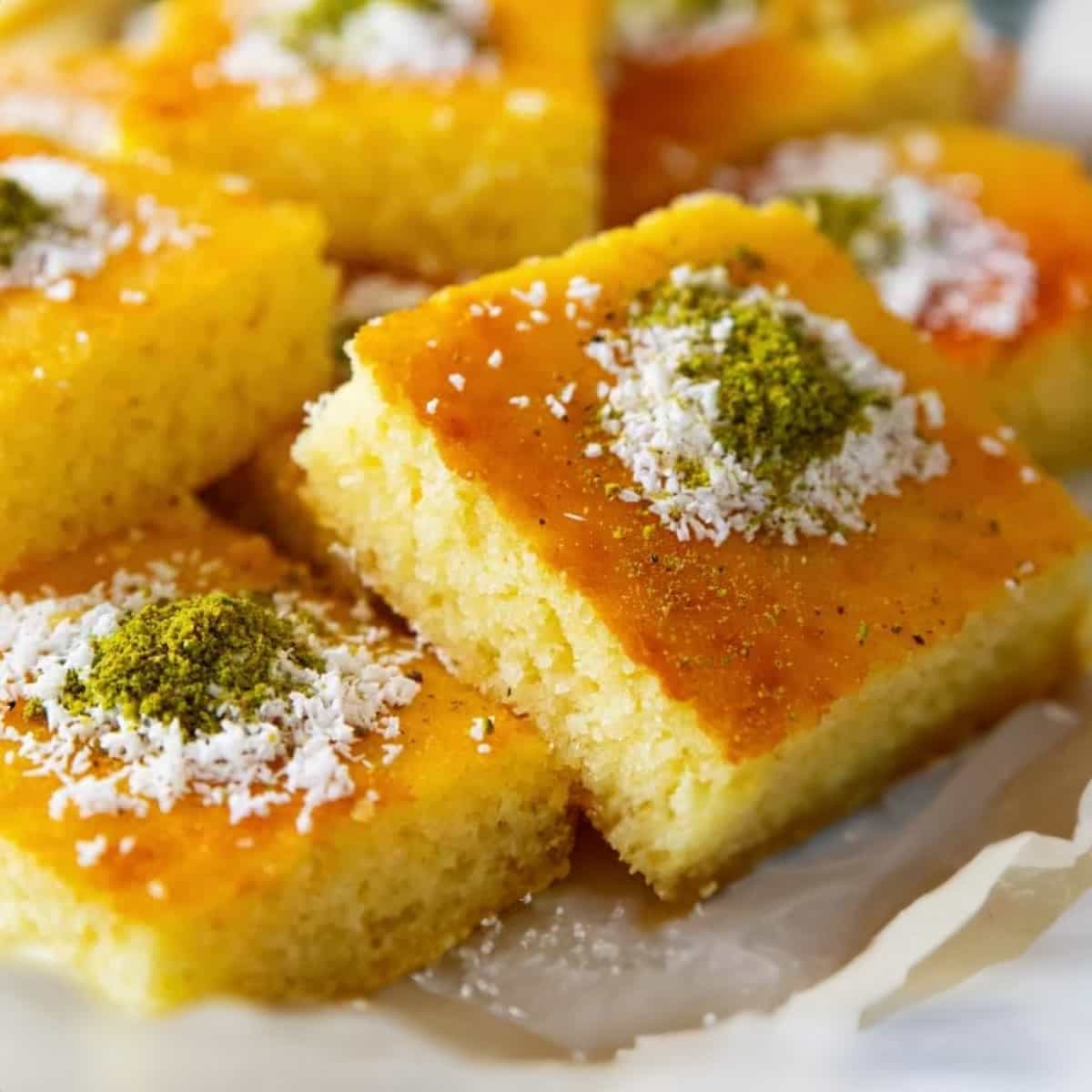 how to make basbousa