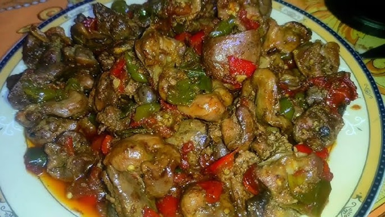 طريقه عمل كبده الدجاج بالفلفل