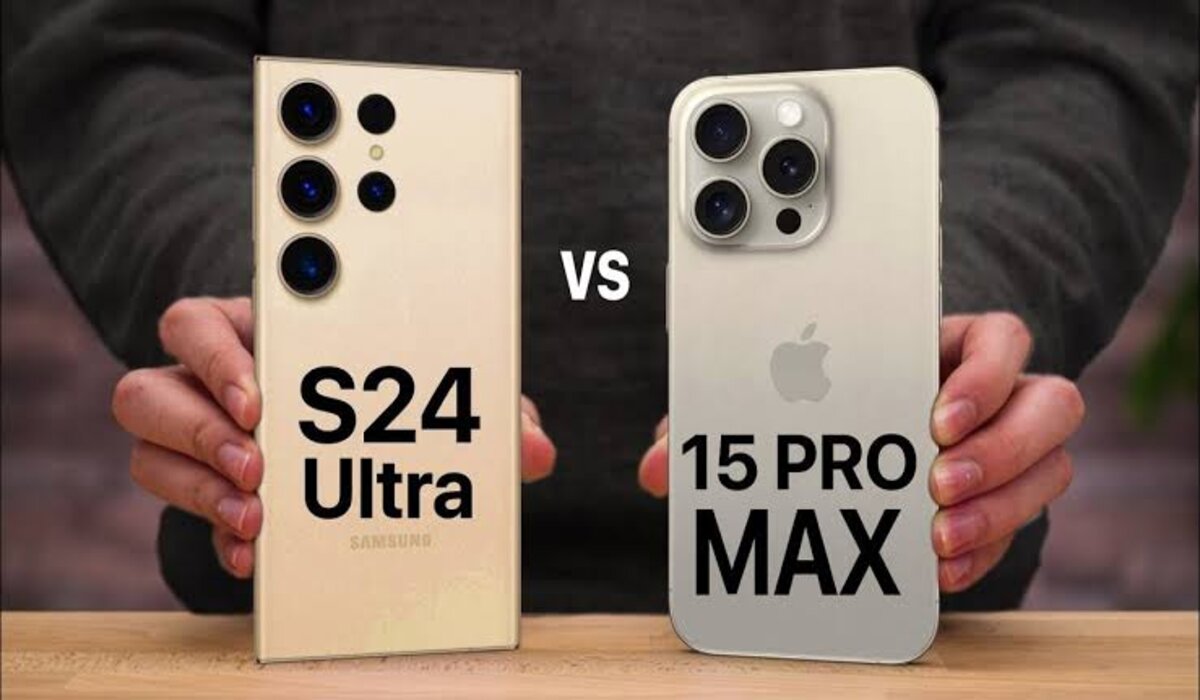 مقارنة بين هاتفي Galaxy S24ultra وiPhone 15 pro max 