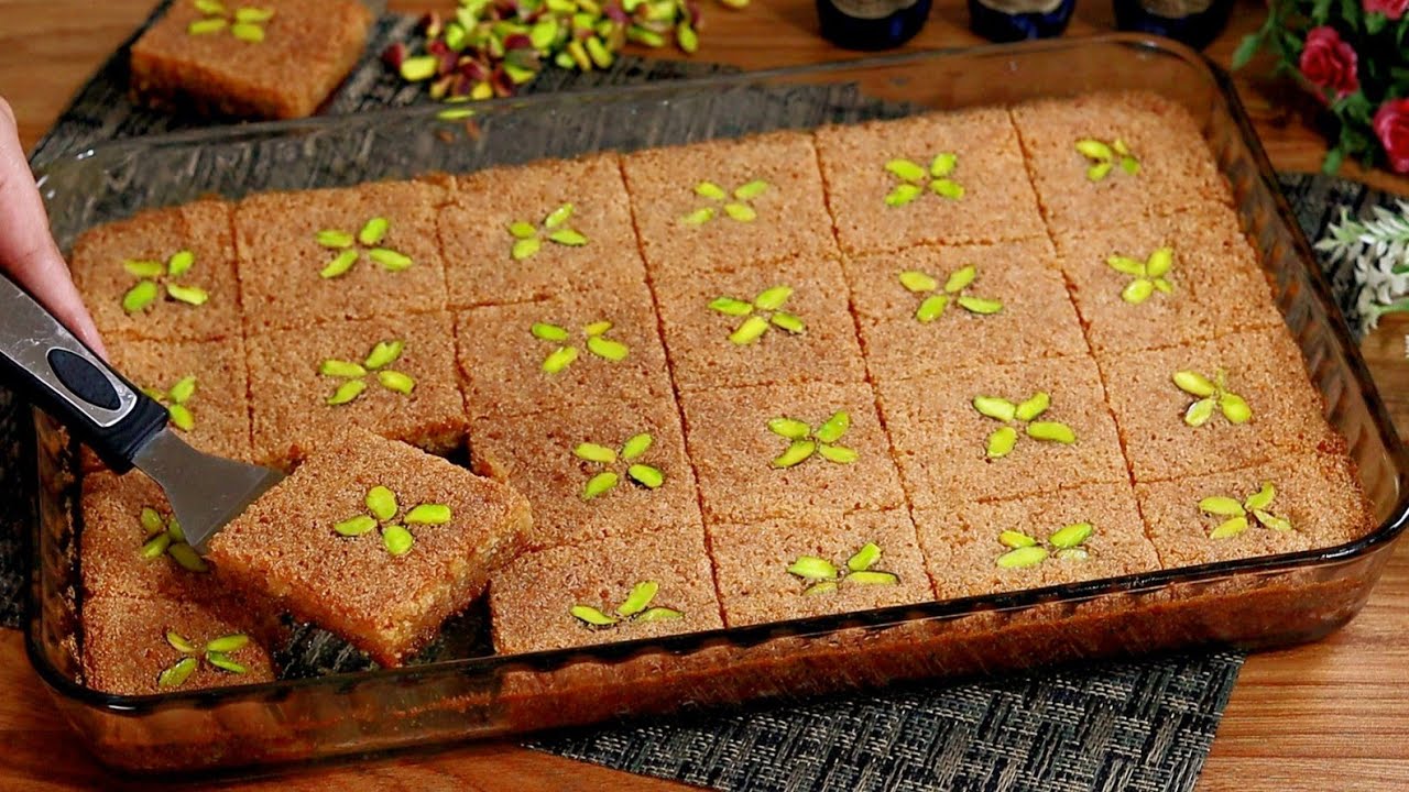 طريقتين لتحضير البسبوسة