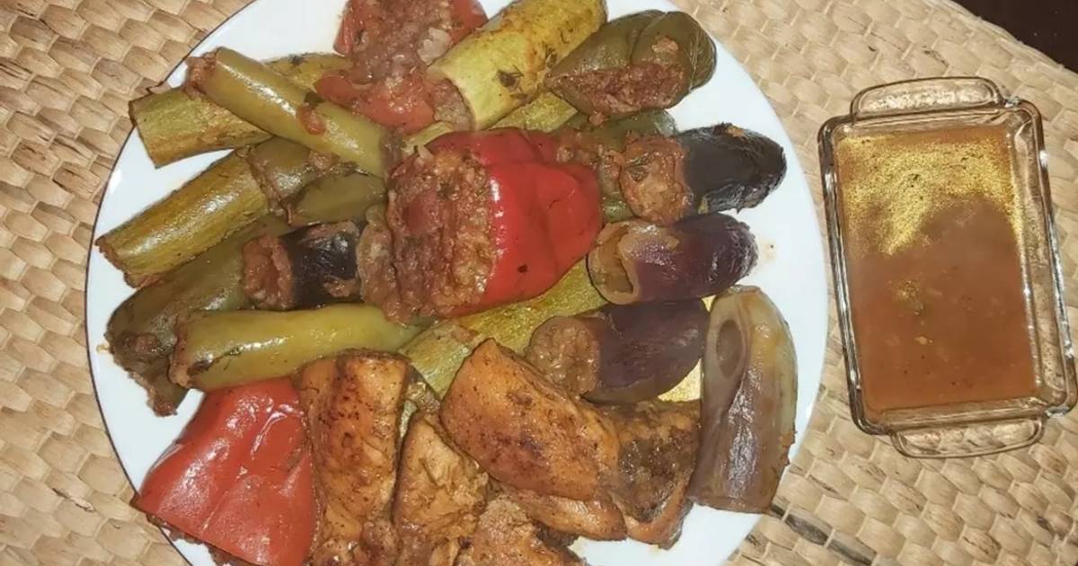 طريقة عمل المحشى بدبس الرمان