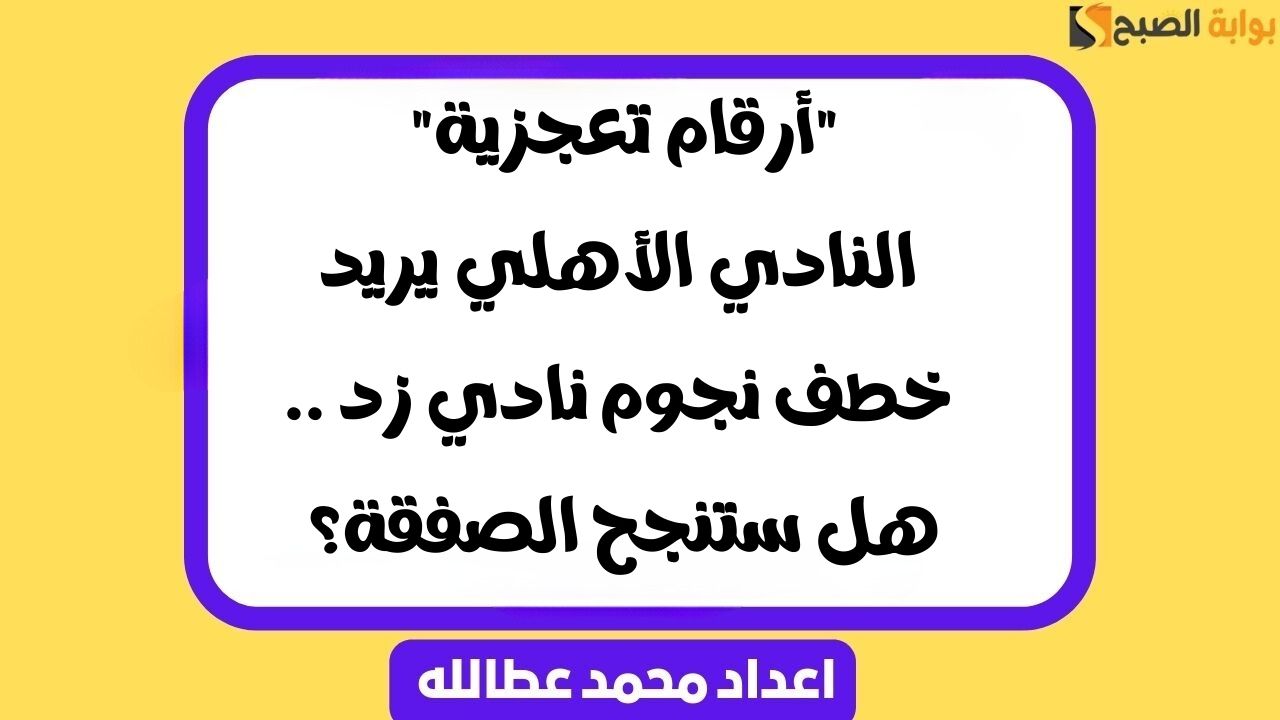 النادي الأهلي يريد خطف نجوم نادي زد