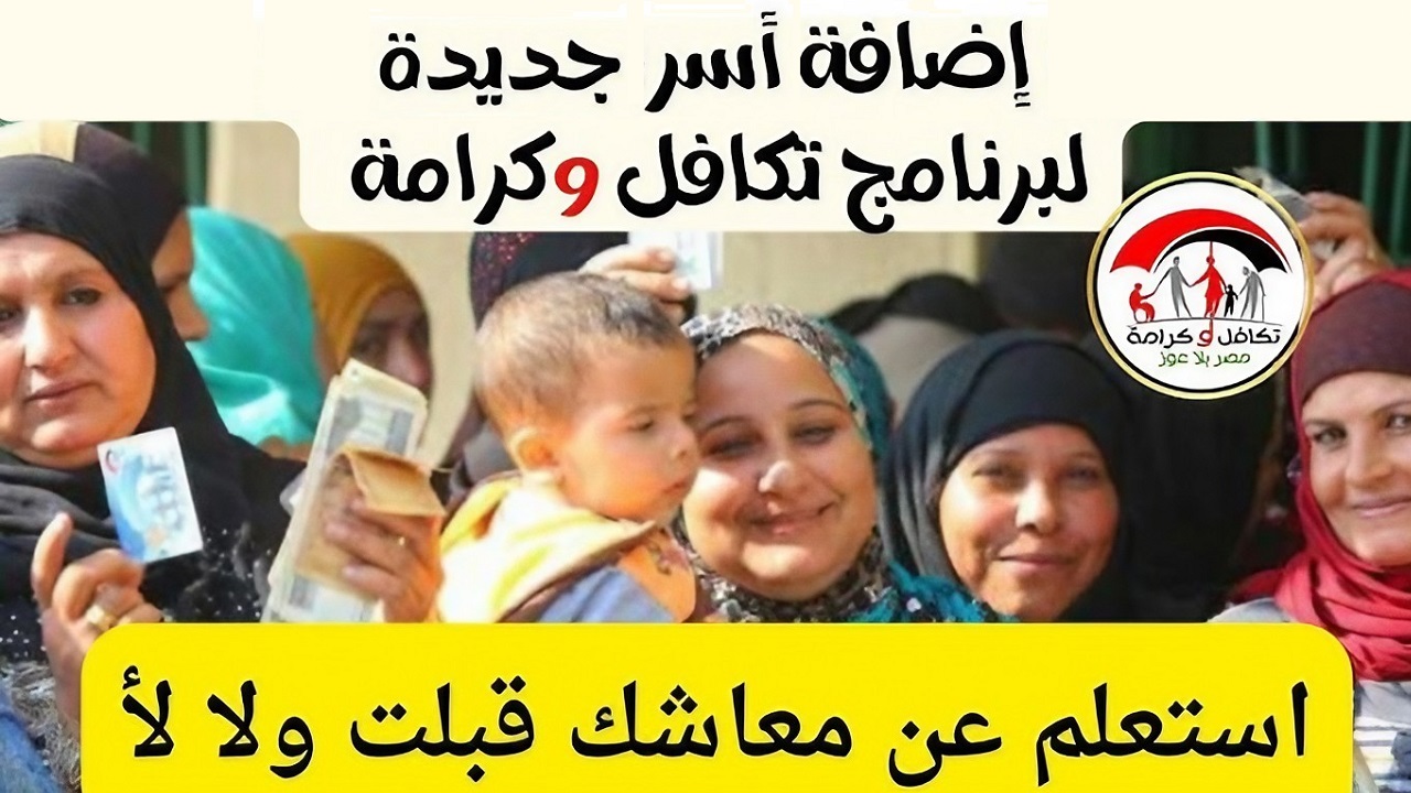 خطوات الاستعلام عن المقبولين الجدد في معاش تكافل وكرامة 2024 وشروط التقديم