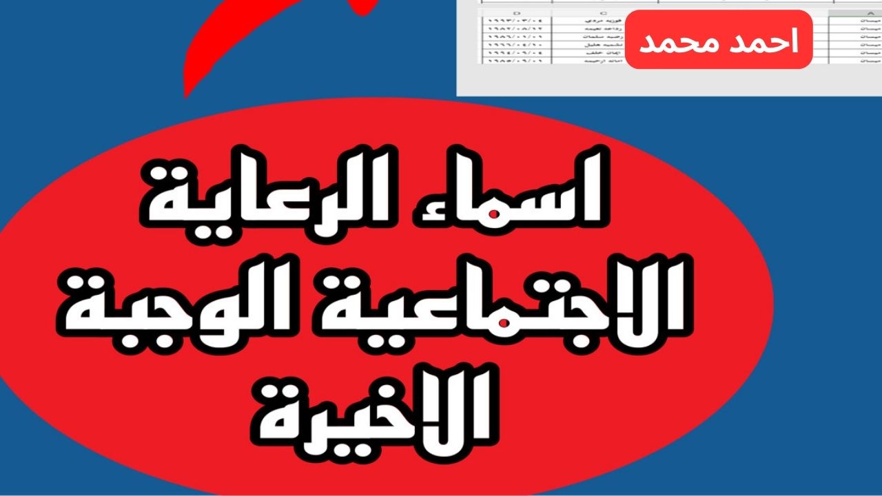 رابط كشوفات أسماء الرعاية الاجتماعية الوجبة الأخيرة PDF عبر منصة مظلتي spa.gov.iq