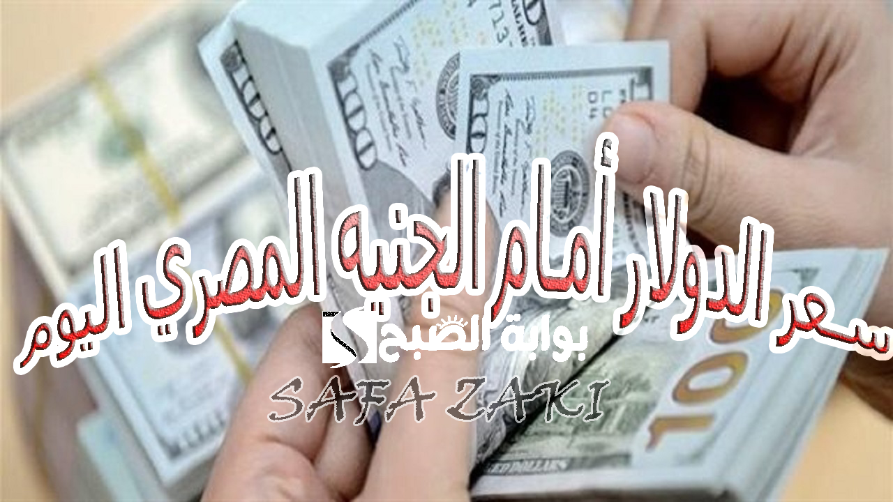 سعر الدولار أمام الجنيه المصري اليوم