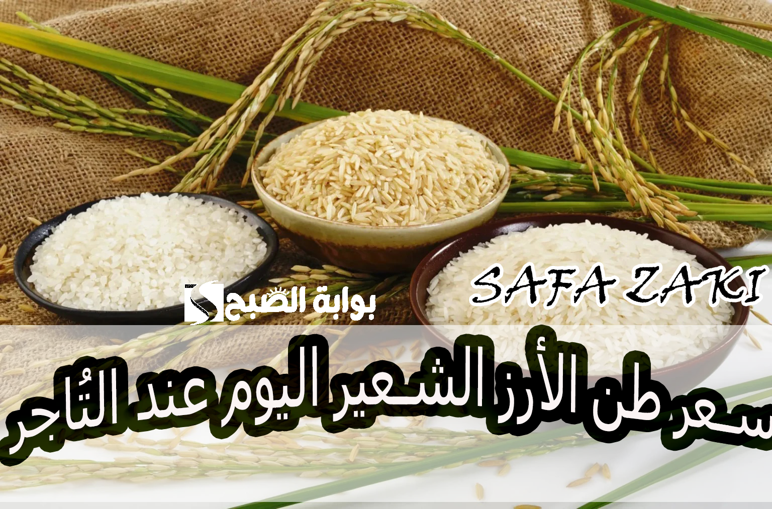 سعر طن الأرز الشعير اليوم
