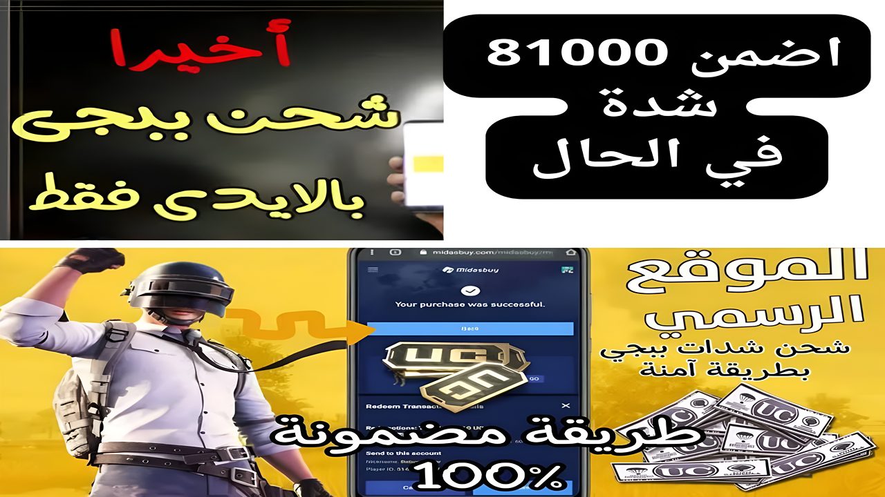 شحن شدات ببجي