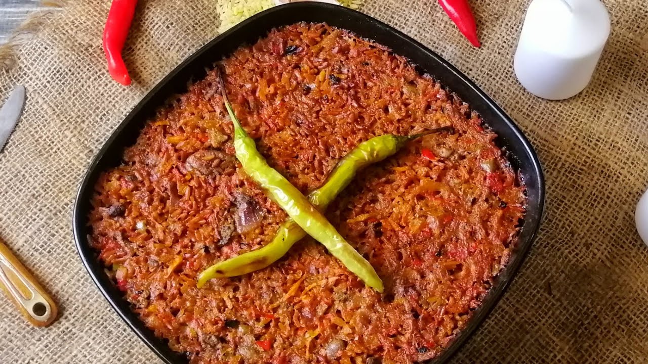 طريقة عمل طاجن لسان العصفور بالكبد والقوانص والطعم روعة بالمنزل