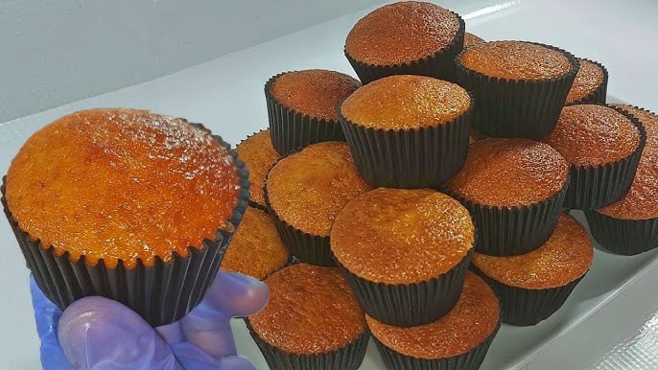 طريقة عمل كب كيك البرتقال