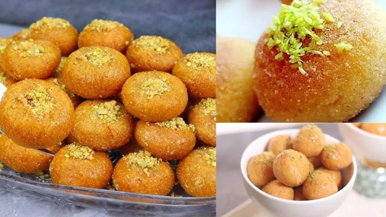 كرات السميد المعسلة