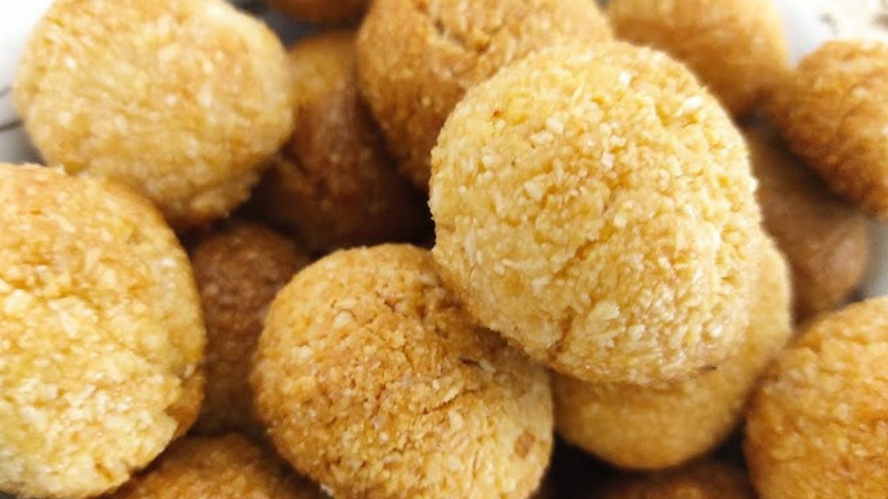 طريقة عمل كرات البسبوسة