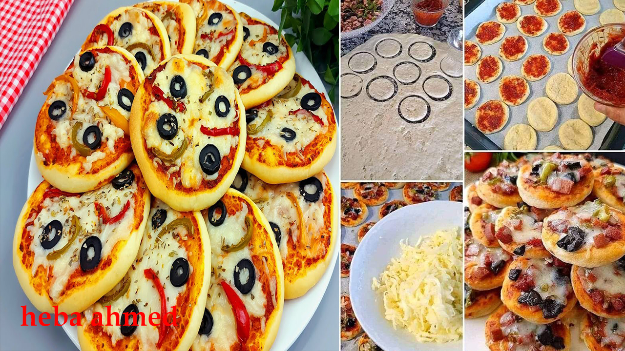 عجينة الميني بيتزا في خمس دقائق