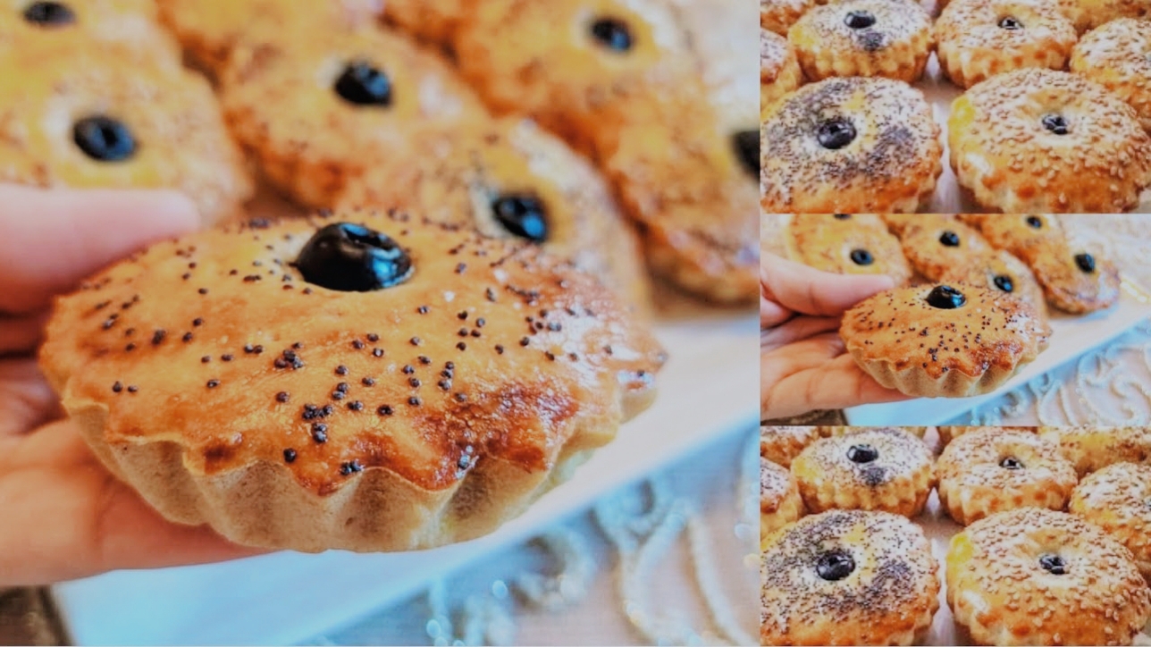 فطائر بعجينة سهلة سادة ومحشية