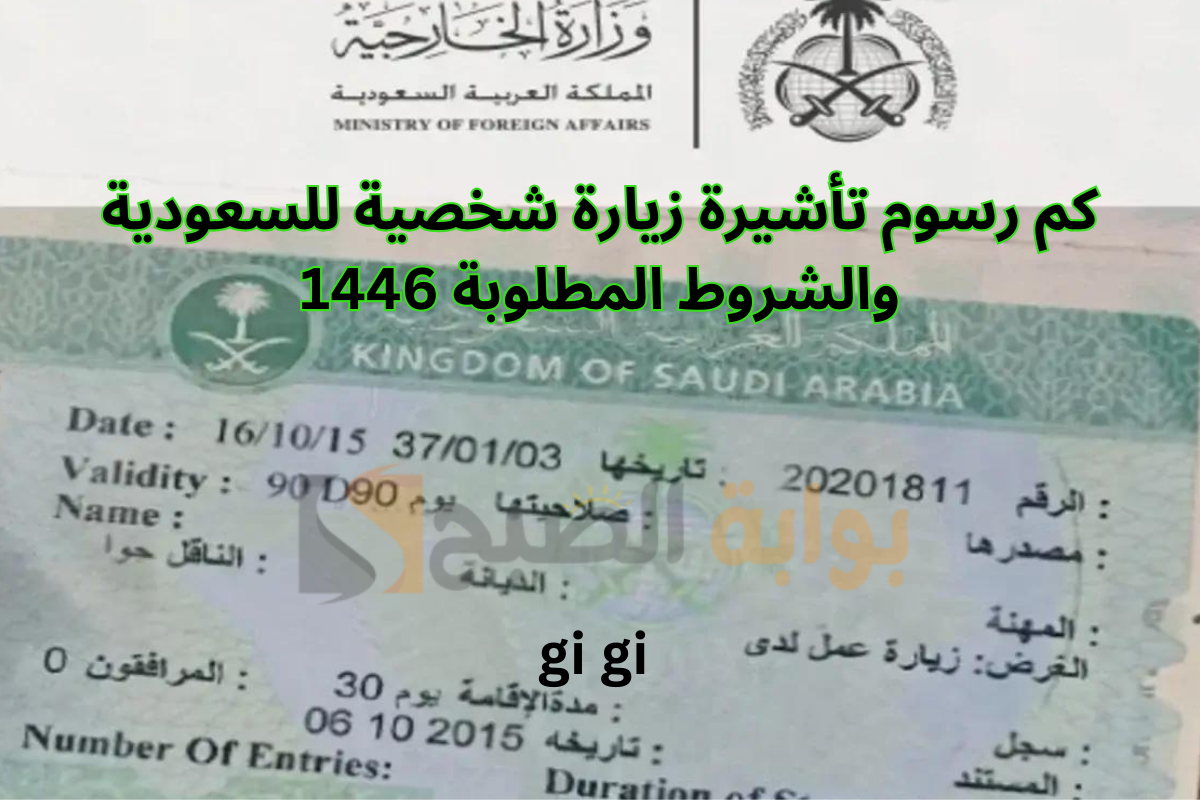 تأشيرة زيارة للسعودية