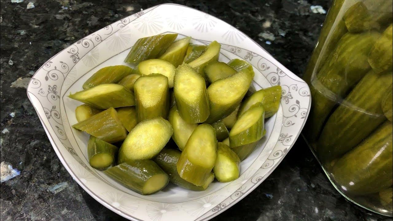 كيفية عمل الخيار المخلل في المنزل
