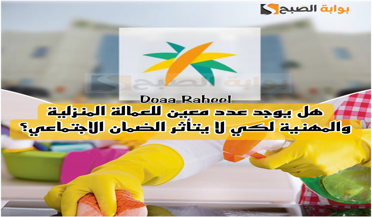 هل يوجد عدد معين للعمالة المنزلية والمهنية لكي لا يتأثر الضمان الاجتماعي؟