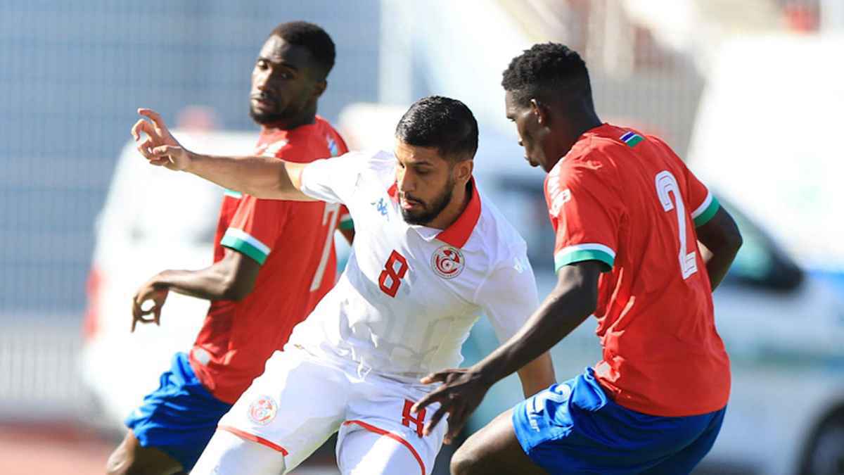 مباراة تونس وغامبيا