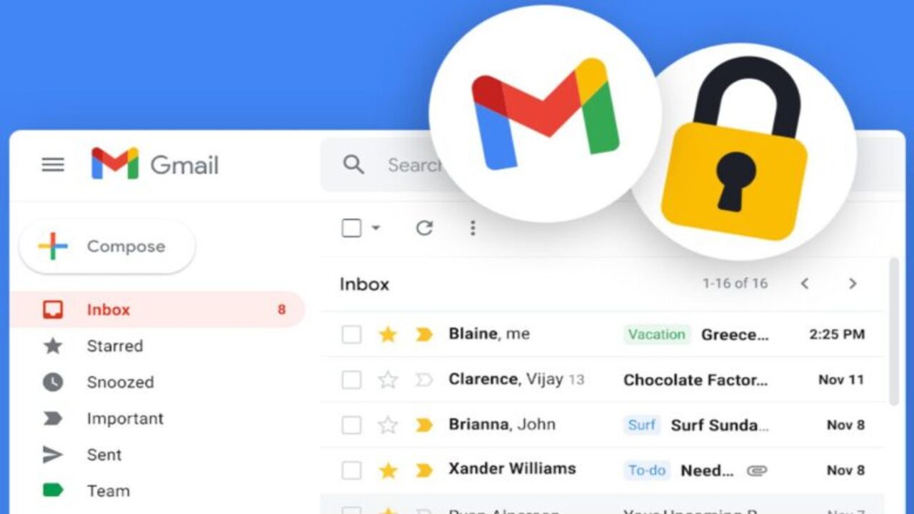 gmail.. ميزة البريد المحمي الذي يحافظ على صندوق الرسائل خاليا