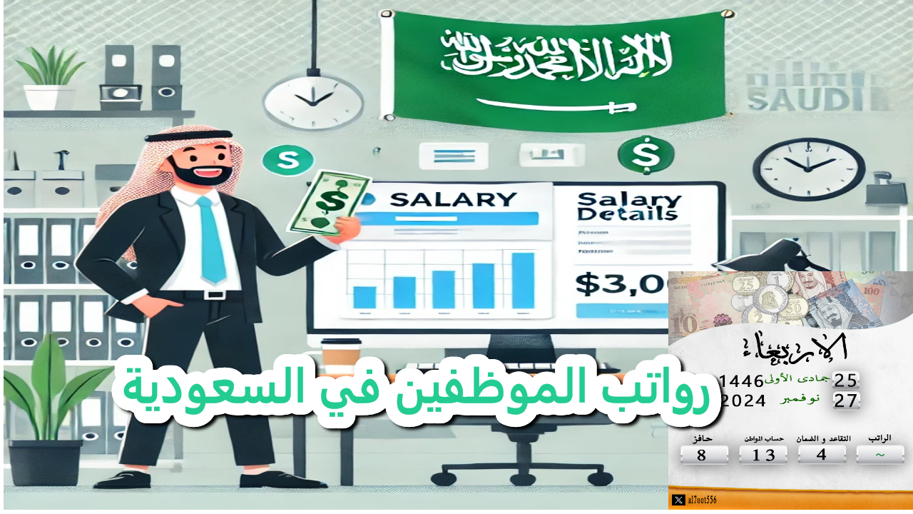 رواتب الموظفين في السعودية