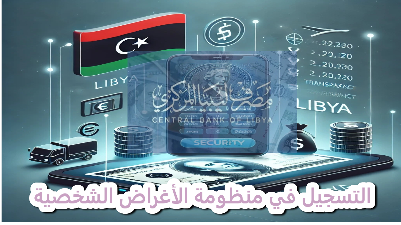 التسجيل في منظومة الأغراض الشخصية