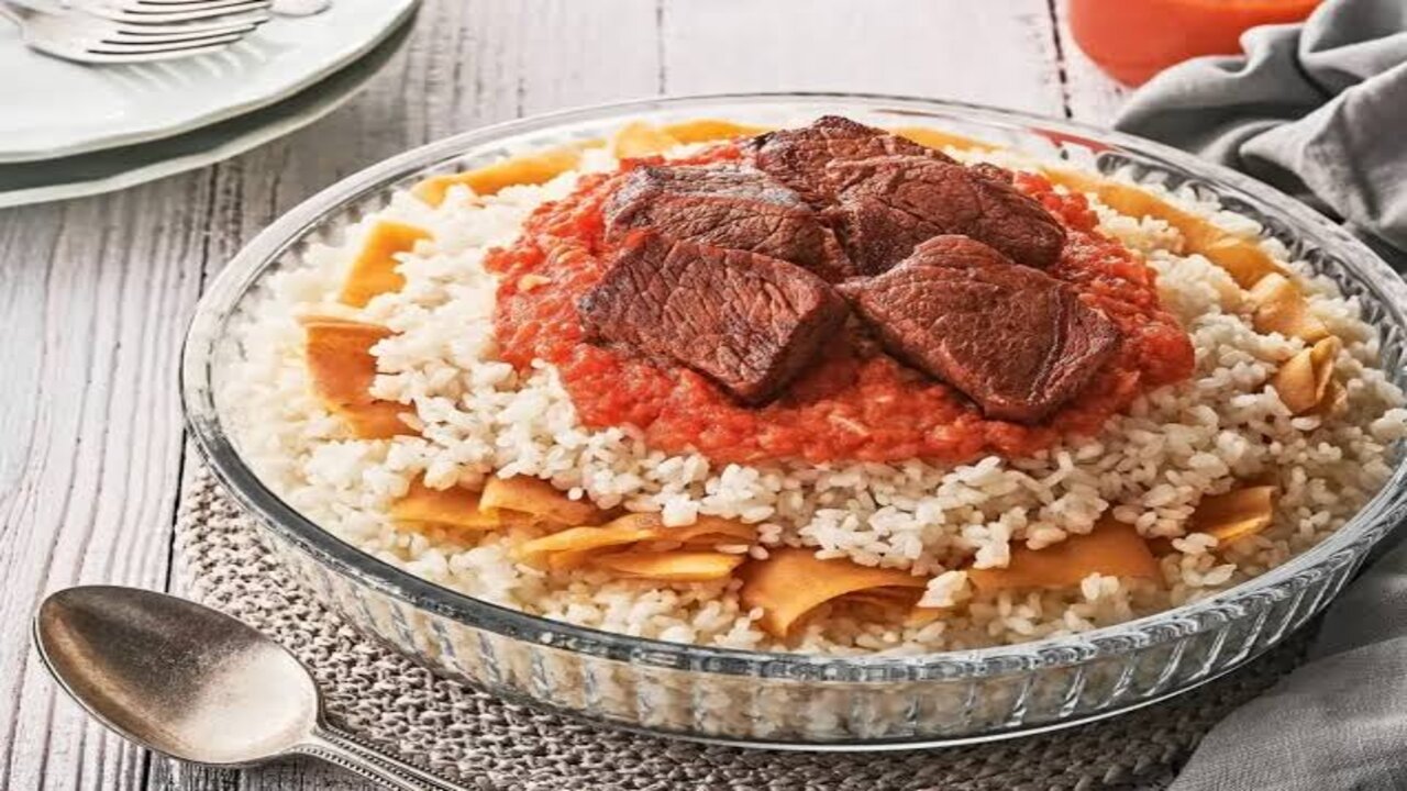 طريقة عمل الفتة المصري