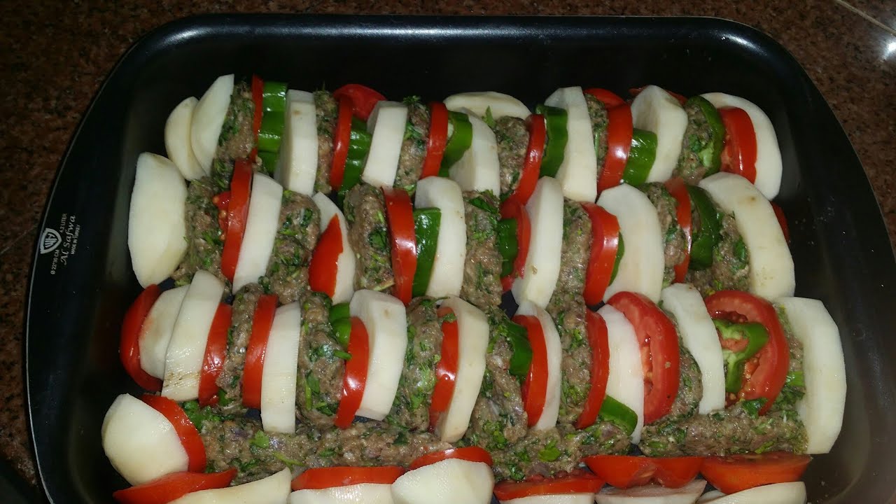 طريقة تحضير صينية بطاطس بالكفته
