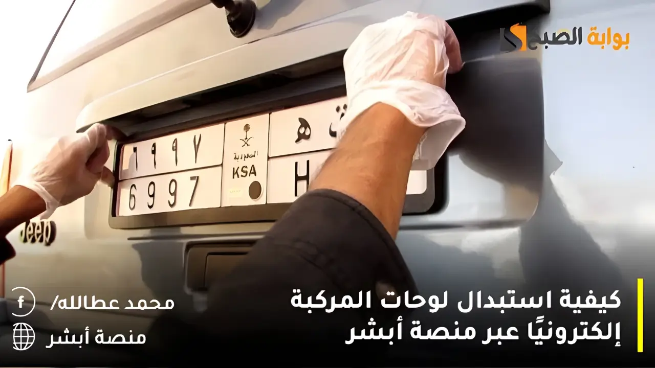 استبدال لوحات المركبة إلكترونيًا