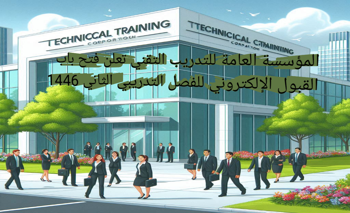 المؤسسة العامة للتدريب التقني تعلن فتح باب القبول الإلكتروني للفصل التدريبي الثاني 1446