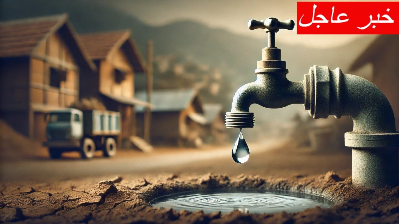 انقطاع مياه الشرب غداً الجمعة 15 نوفمبر