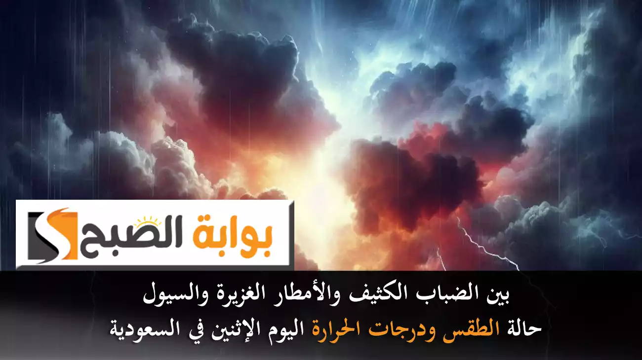 بين الضباب الكثيف والأمطار الغزيرة والسيول.. حالة الطقس ودرجات الحرارة اليوم الإثنين في السعودية