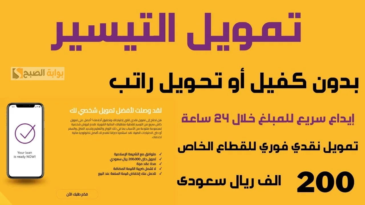 تمويل شركة التيسير
