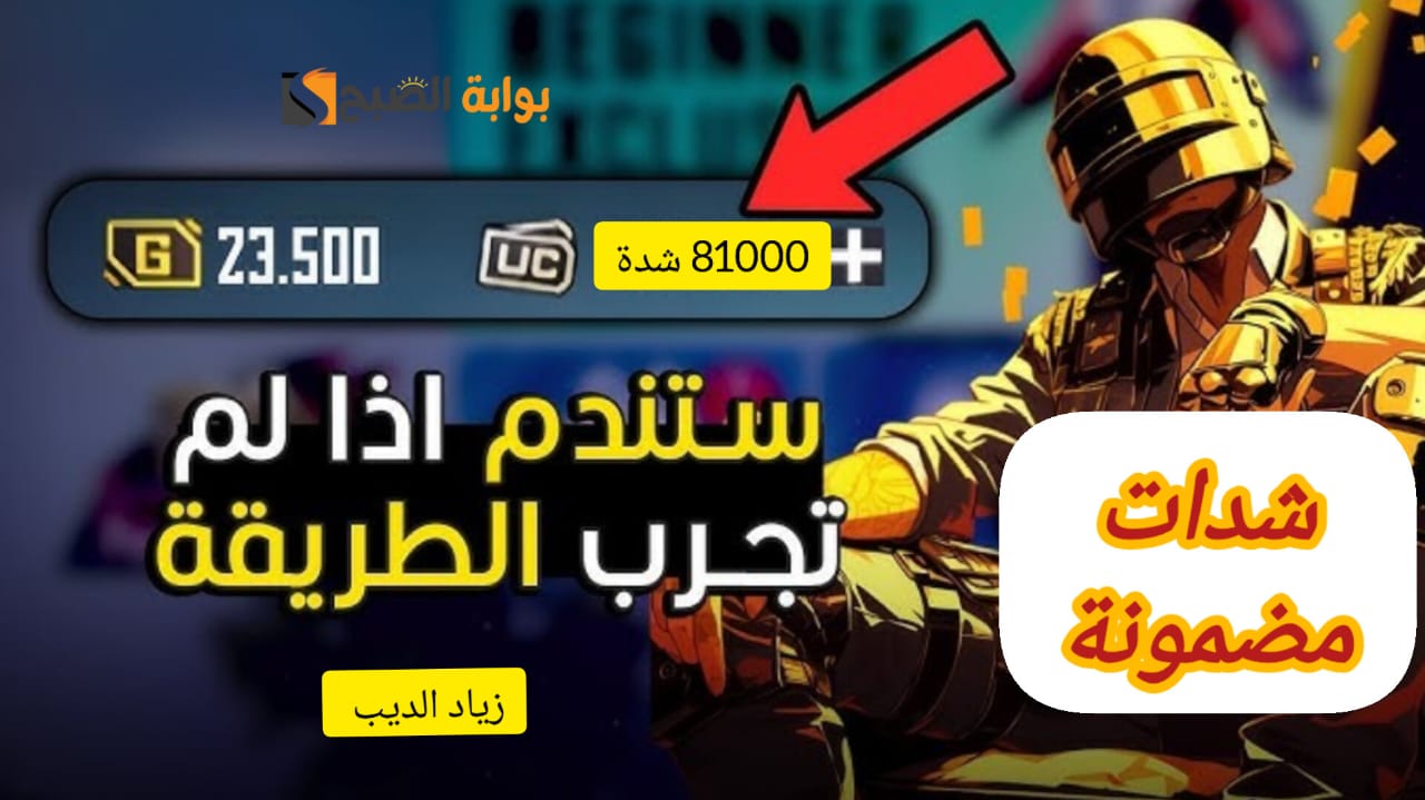 خطوات الحصول على شدات ببجي