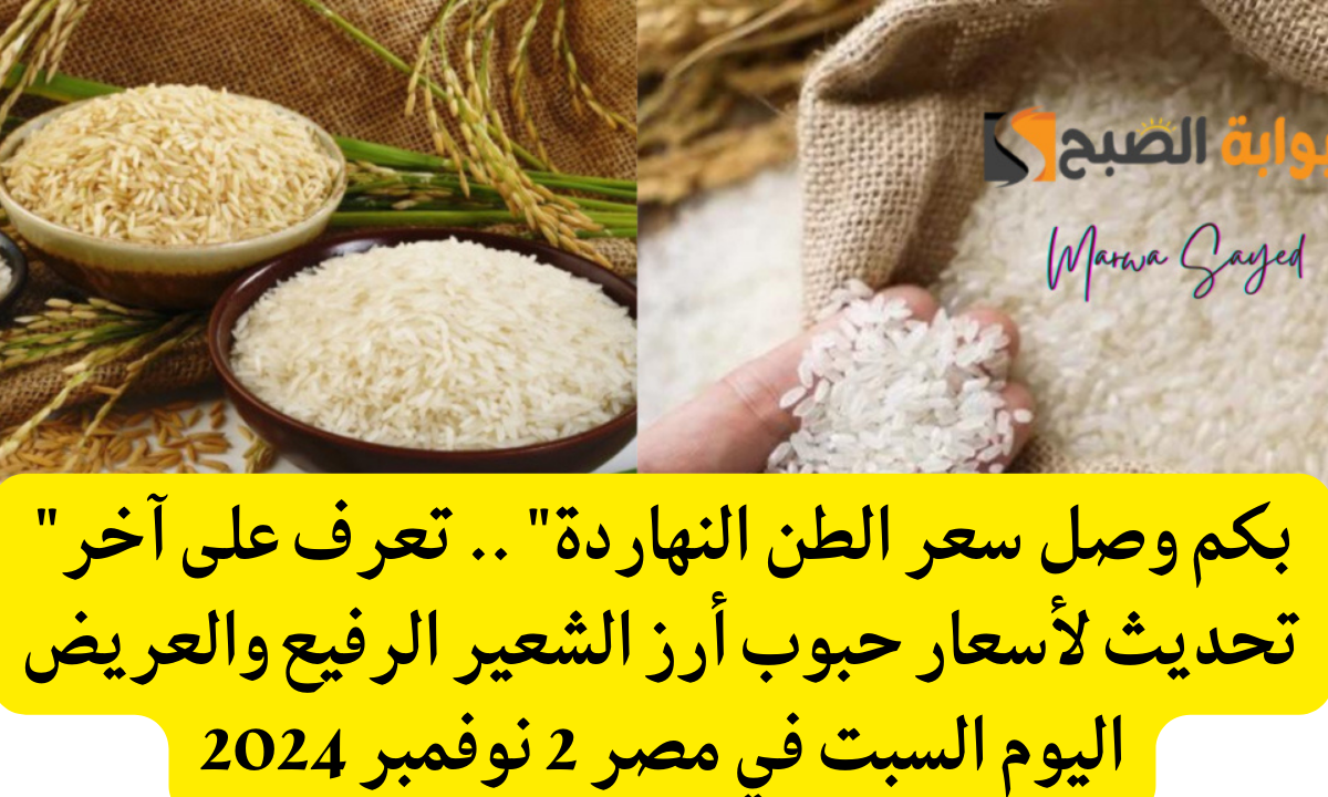 سعر أرز الشعير في مصر