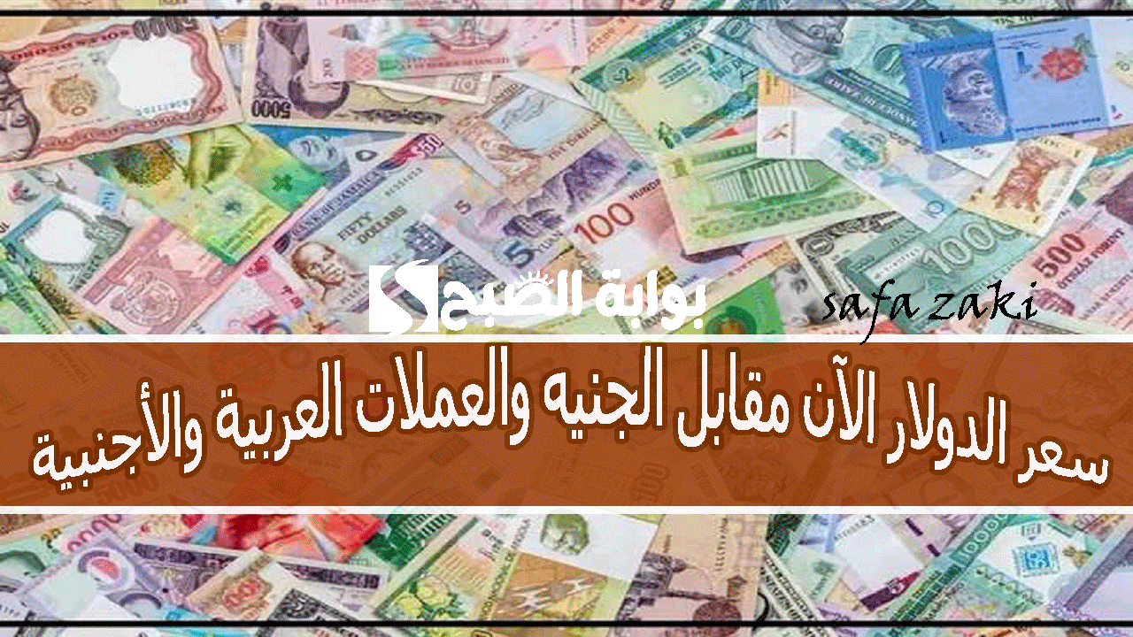  سعر الدولار الآن مقابل الجنيه والعملات العربية والأجنبية اليوم