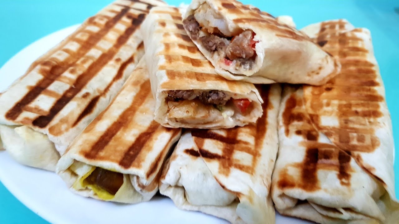 شاورما اللحم بالزبادي