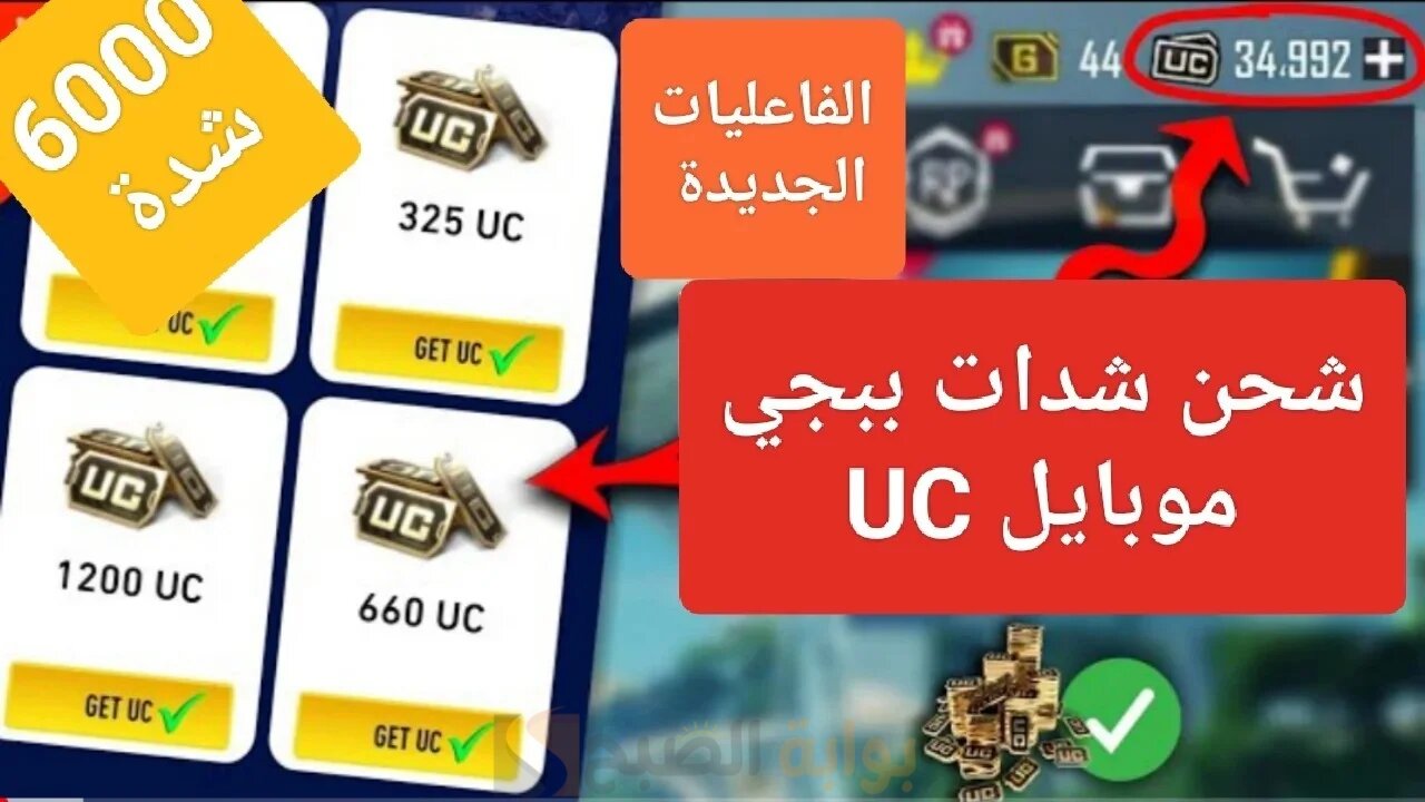 شحن شدات ببجي