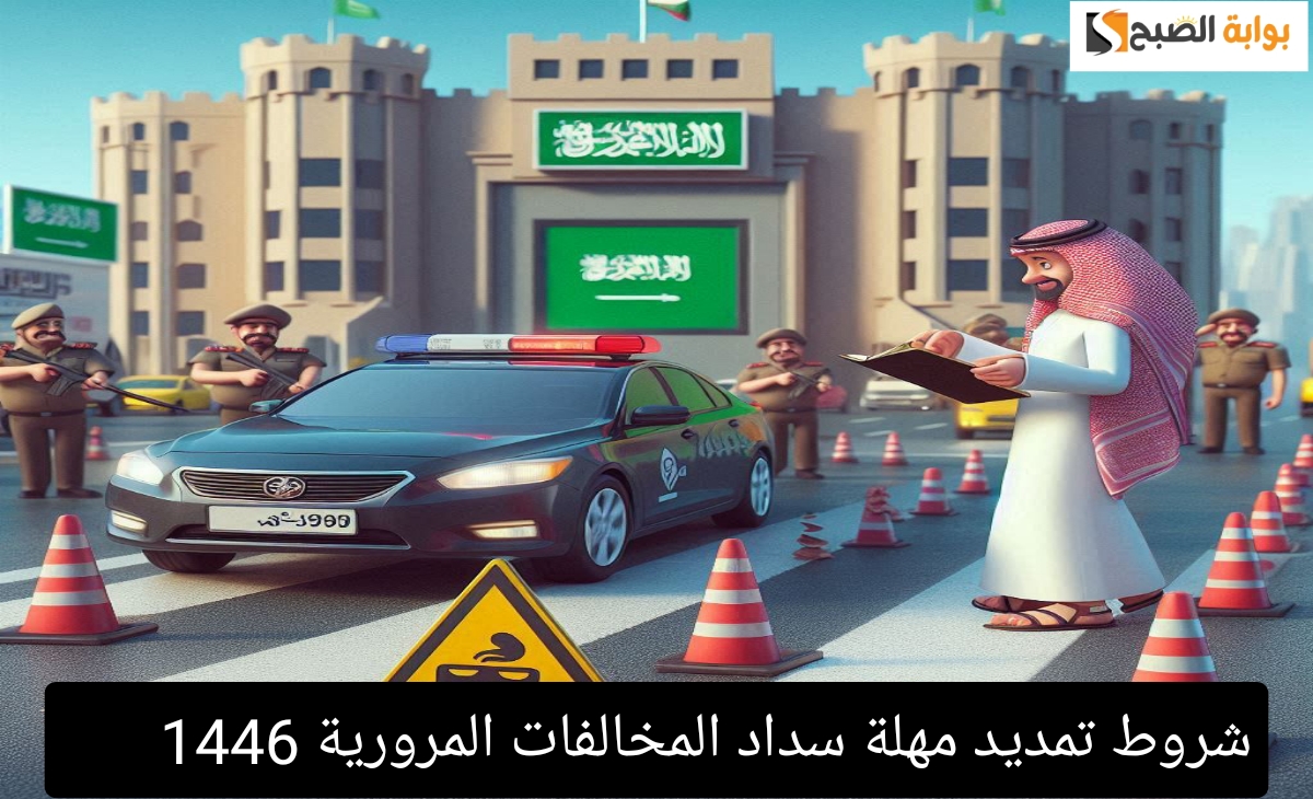 شروط تمديد مهلة سداد المخالفات المرورية والخطوات المطلوبة لتأخير سداد رسوم المخالفات المرورية 1446
