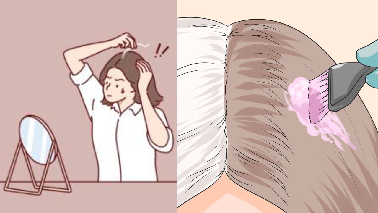 صبغ الشعر الأبيض والتخلص من الشيب