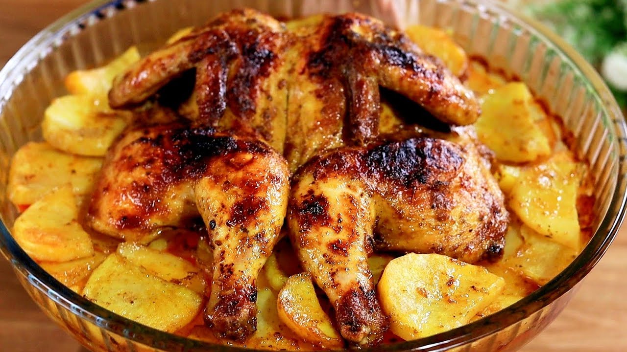صينية بطاطس بالفراخ