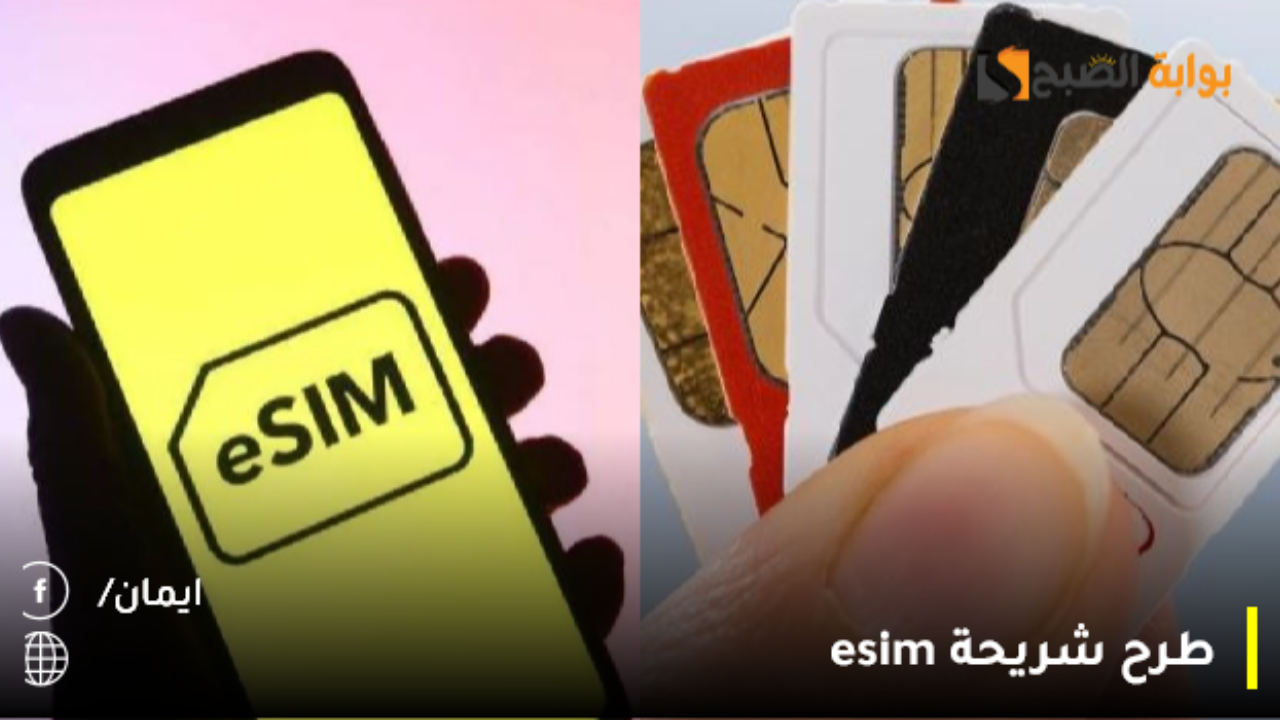 طرح شريحة esim