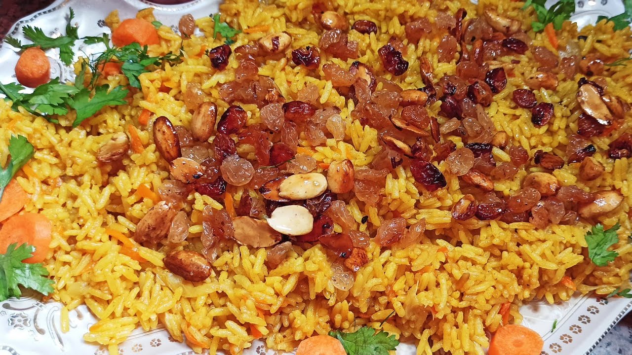 طريقة تحضير الأرز بالمكسرات