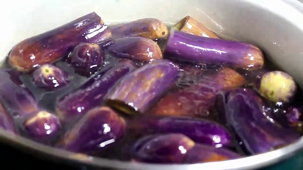 طريقة تخزين الباذنجان المحشي
