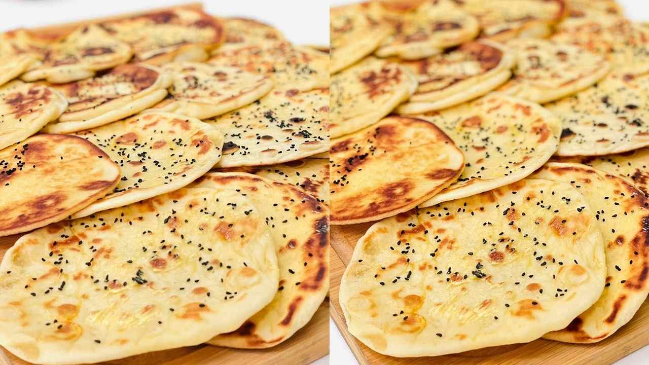 طريقة عمل خبز النان الهندي اللذيذ بخطوات بسيطة بالمنزل