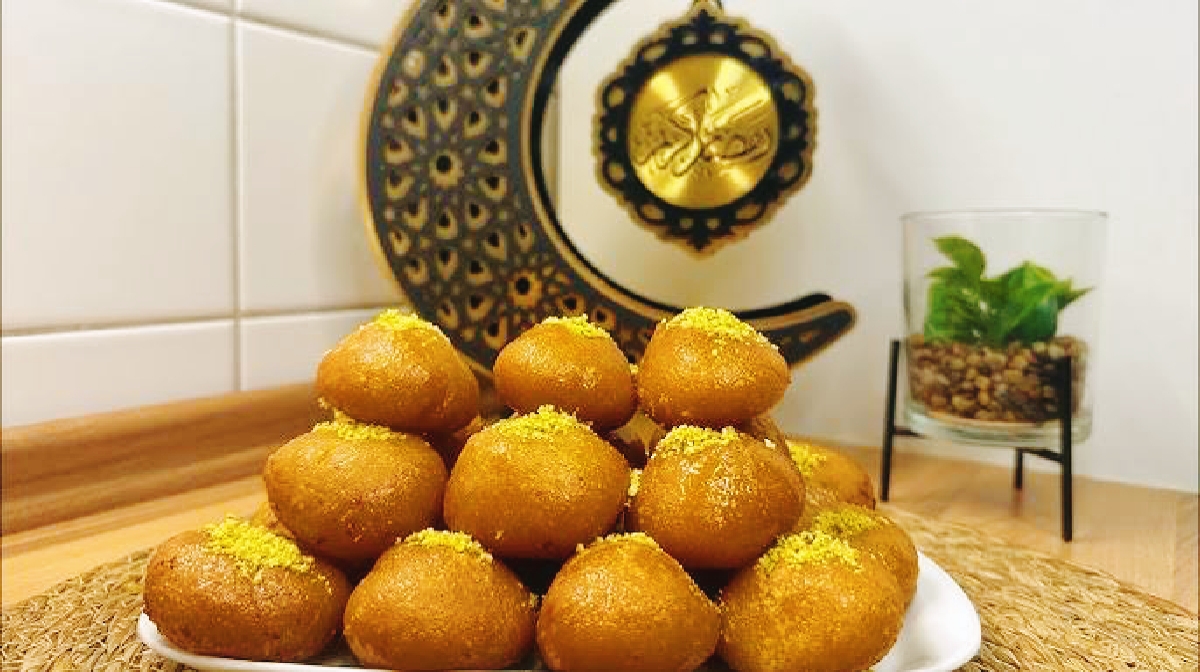 كرات السميد بسبوسة العسل